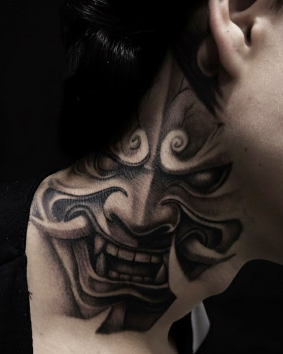 Tatuaje sombras / black & grey por Cintia Tattoo